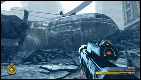 When you go down, move on until you get to the bigger room - Chapter 18 - p. 1 - Walkthrough - Resistance 3 - Game Guide and Walkthrough