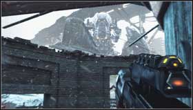 There's the round building in front of you [1], run towards it as fast as you can and don't be bothered by the enemies - Chapter 18 - p. 2 - Walkthrough - Resistance 3 - Game Guide and Walkthrough