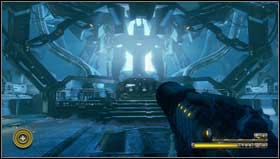 Through the dark tunnels you'll get to the spacious room [1] - Chapter 19 - p. 1 - Walkthrough - Resistance 3 - Game Guide and Walkthrough
