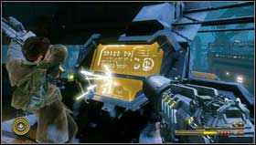 You're in the corridor [1] going around the room full of the Chimeras - Chapter 19 - p. 1 - Walkthrough - Resistance 3 - Game Guide and Walkthrough