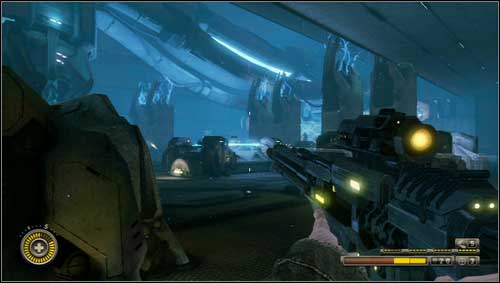 Up you'll have to fight the Chimeras in the room full of the electric towers [1] - Chapter 19 - p. 1 - Walkthrough - Resistance 3 - Game Guide and Walkthrough