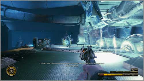 Especially dangerous is the Hybrid with the rocket launcher supported by the Shield Drones - Chapter 19 - p. 1 - Walkthrough - Resistance 3 - Game Guide and Walkthrough