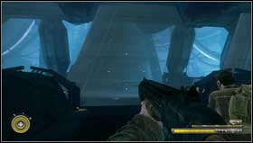 When you defeat them find the console [1] and deactivate the shield - Chapter 19 - p. 1 - Walkthrough - Resistance 3 - Game Guide and Walkthrough