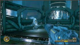 To open it you have to go left [1] and fight the Chimeras to get to the opposite wall - Chapter 19 - p. 2 - Walkthrough - Resistance 3 - Game Guide and Walkthrough