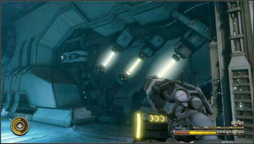 Get back to the door where are the Ravagers corpses - Chapter 19 - p. 2 - Walkthrough - Resistance 3 - Game Guide and Walkthrough