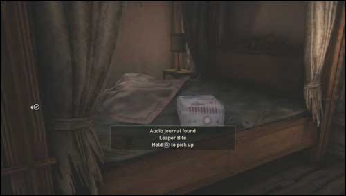 In the building where you meet Dean for the first time go upstairs and search the room - Journals Haven, OK - Journals - Resistance 3 - Game Guide and Walkthrough