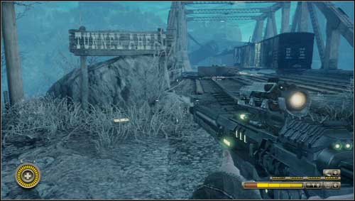 Before you enter the bridge where you'll fight the dropship, look at the wooden sign on the left - Journals Mt. Pleasant, PA - Journals - Resistance 3 - Game Guide and Walkthrough