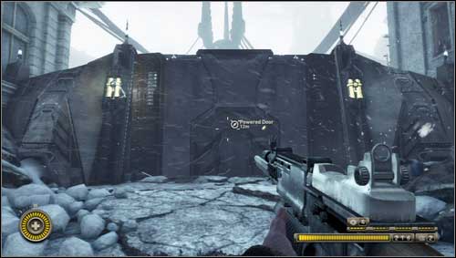 When you pass the aliens first metal gate [1] enter the Chimeras two posts in front of the triumphal arc - Journals New York, NY - Journals - Resistance 3 - Game Guide and Walkthrough