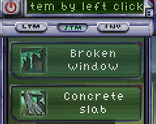 STM: Short term memory - Controls and Interface - Resonance - Game Guide and Walkthrough