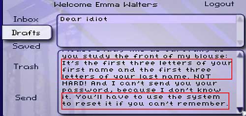 Move to the Drafts folder and open Dear idiot - 7:30-Ray - Walkthrough - Resonance - Game Guide and Walkthrough
