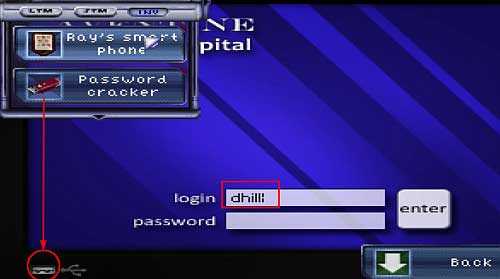 Now, in the login window, put the first letter of Emma's boss name and the last name you've seen in What's my user name - 7:30-Ray - Walkthrough - Resonance - Game Guide and Walkthrough