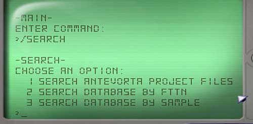 Enter /HELP in ENTER COMMAND, and then /SEARCH - 7:30-Ray - Walkthrough - Resonance - Game Guide and Walkthrough