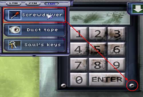 Drag the Screwdriver over the panel's screws (Screw - circle) to remove the panel - Inside Juno labs-Ed and Bennet - Walkthrough - Resonance - Game Guide and Walkthrough