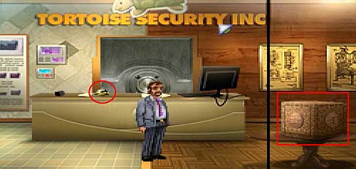 Inside, press the Bell (circle) for Tortoise to appear - Tortoise Security-Bennet - p. 1 - Walkthrough - Resonance - Game Guide and Walkthrough
