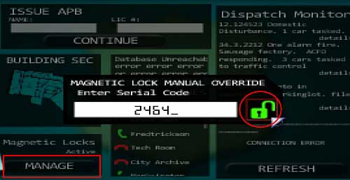 Click on Manage (rectangle in the lower left corner) - Police Administration- Ray, Bennet - Walkthrough - Resonance - Game Guide and Walkthrough