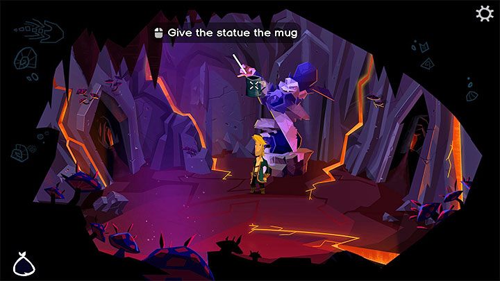 Jolly Monkey - Use the Empty Grog Mug on it - Return to Monkey Island: Find LeChuck (Chapter 5) - walkthrough, solution - Part 5 - Beneath the Monkey Head - Return to Monkey Island Walkthrough