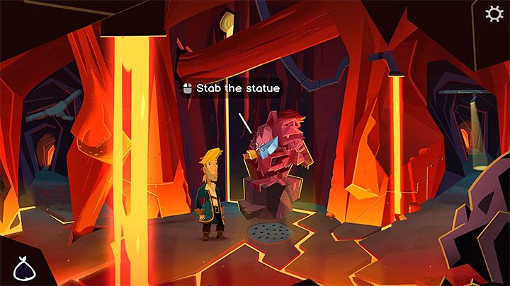 1 - Return to Monkey Island: Find LeChuck (Chapter 5) - walkthrough, solution - Part 5 - Beneath the Monkey Head - Return to Monkey Island Walkthrough