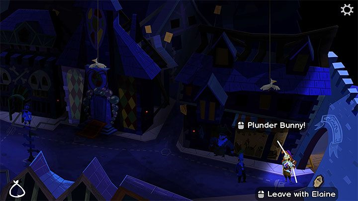 Ultimately, you have to go right and talk to Elaine - Return to Monkey Island: Opening the chest and ending Chapter 5 - walkthrough - Part 5 - Beneath the Monkey Head - Return to Monkey Island Walkthrough
