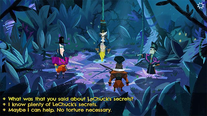 You will fall into a trap set by Pirate Leaders - Return to Monkey Island: Follow LeChucks map to the Secret - walkthrough - Part 3 - Return to Monkey Island - Return to Monkey Island Walkthrough