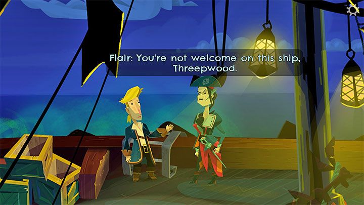 You'll be on the side of the ship - Return to Monkey Island: Learn LeChucks secrets - walkthrough - Part 3 - Return to Monkey Island - Return to Monkey Island Walkthrough