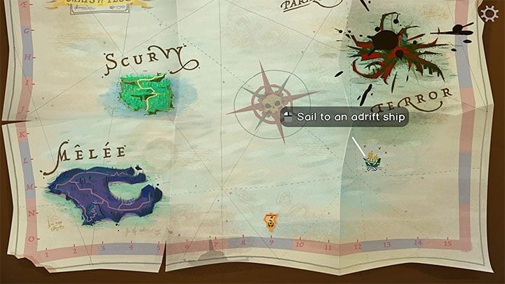 Bella Fisher is a name of a ship and you will have to find its sunken wreckage - Return to Monkey Island: Bella Fishers Golden Key - walkthrough, solution - Part 4 - Things Get Complicated - Return to Monkey Island Walkthrough