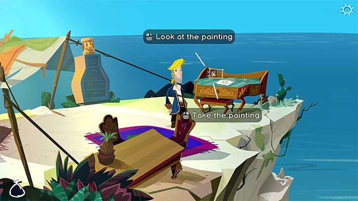 Now travel to the Camp - Return to Monkey Island: Bella Fishers Golden Key - walkthrough, solution - Part 4 - Things Get Complicated - Return to Monkey Island Walkthrough