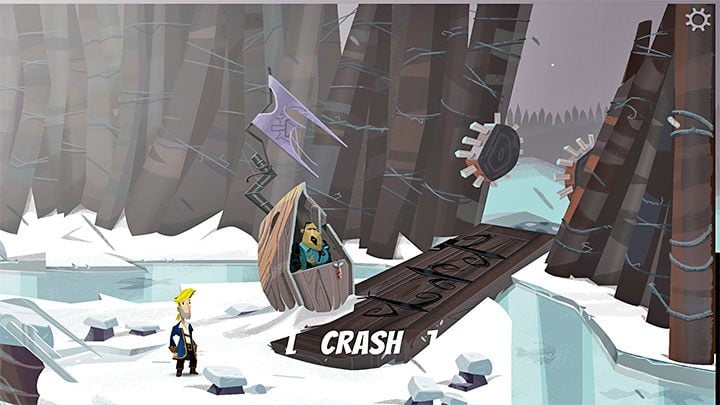 Go back to the Ice Quarry on Brrr Muda Island - Return to Monkey Island: Bella Fishers Golden Key - walkthrough, solution - Part 4 - Things Get Complicated - Return to Monkey Island Walkthrough