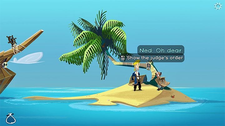 Leave Brrr Muda Island and visit the small islet of Barebones at the left end of the map - Return to Monkey Island: Bella Fishers Golden Key - walkthrough, solution - Part 4 - Things Get Complicated - Return to Monkey Island Walkthrough