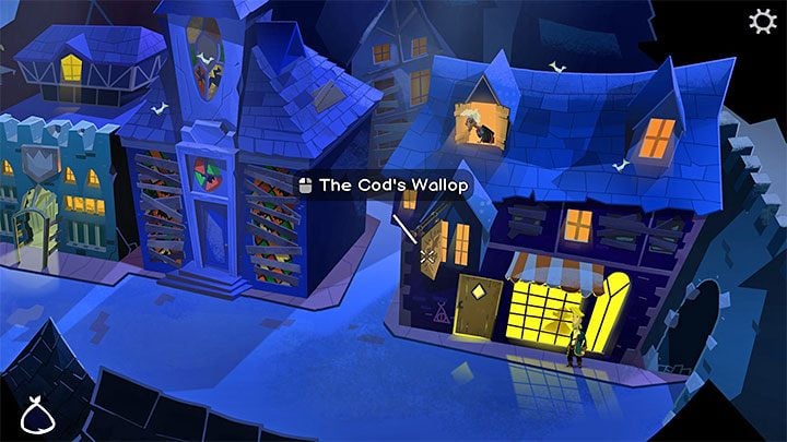 The Cod's Wallop gift shop is a new location on Melee Island - you can find it in High Street, where the building was still closed in Chapter 1 - Return to Monkey Island: Bella Fishers Golden Key - walkthrough, solution - Part 4 - Things Get Complicated - Return to Monkey Island Walkthrough