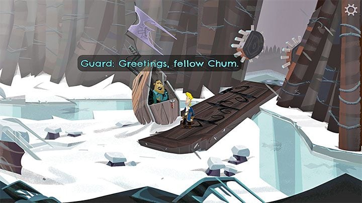 You have to find all the members of the Chums and get tips from everyone - Return to Monkey Island: Bella Fishers Golden Key - walkthrough, solution - Part 4 - Things Get Complicated - Return to Monkey Island Walkthrough