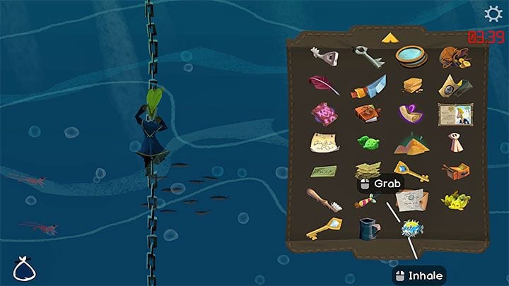 Go back to the shipwreck (sign X) and try to descend again - Return to Monkey Island: Bella Fishers Golden Key - walkthrough, solution - Part 4 - Things Get Complicated - Return to Monkey Island Walkthrough