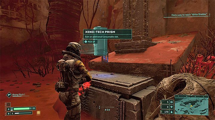 Xeno-Tech Prisms are used to increase the inventory capacity as well - Returnal: Inventory - how to increase size? - Equipment & Items - Returnal Guide