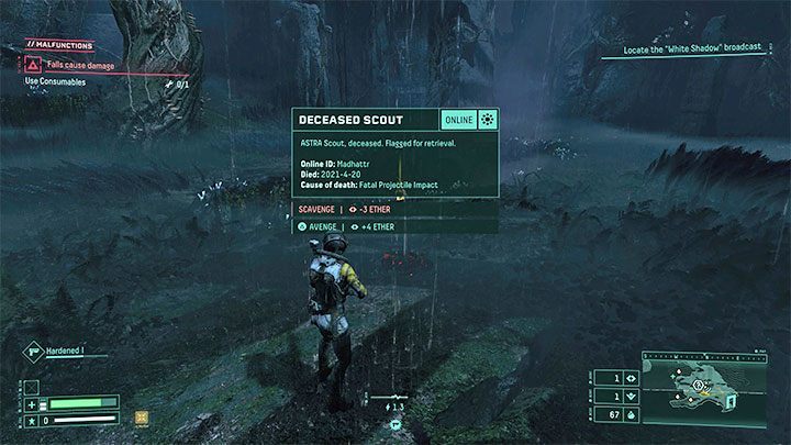 A less common way to obtain Ether is to avenge the death of another player -a scout - Returnal: Ether - what is it used for? - FAQ - Returnal Guide