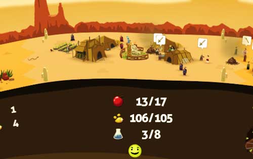 This kind of villages, as the name itself suggests, are started in deserts, usually near a mountain - The Desert Village - Civilizations - Reus - Game Guide and Walkthrough