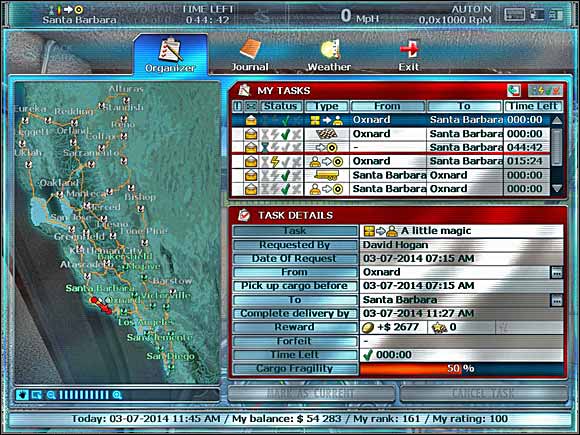 Hand-held organiser book. - Hints - on the road - RignRoll - Game Guide and Walkthrough