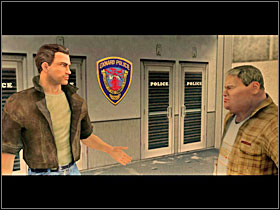 In front of the Police Station in Oxnard you'll meet also Crane - Storyline solution - Part 2 - RignRoll - Game Guide and Walkthrough