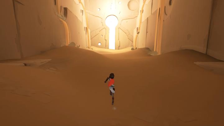 Go through the passage up ahead to reach a completely new location, and complete the first chapter of the game. - Way to the tower | Chapter 1 - Walkthrough - Chapter 1 - Rime Game Guide