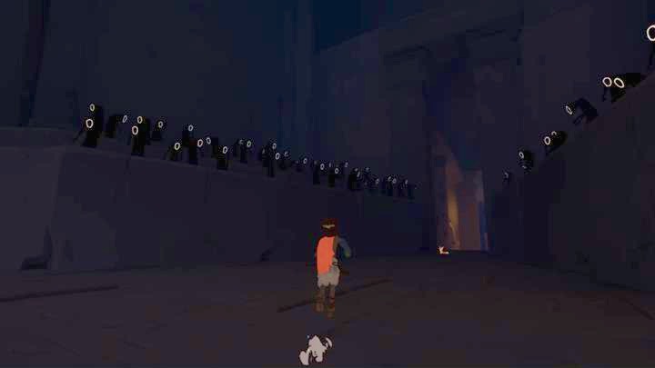 Follow the fox and ignore the creatures. - Meeting the beast and the first mill | Chapter 2 - Walkthrough - Chapter 2 - Rime Game Guide