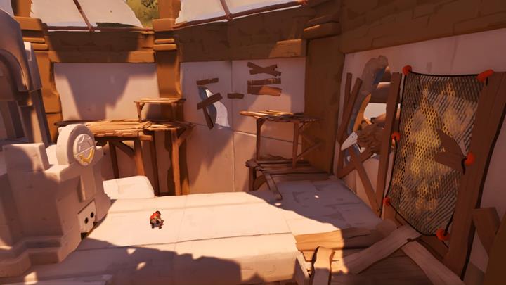 Inadvertently, the monster will make it easier for you to access the block that releases the storm. - The third mill | Chapter 2 - Walkthrough - Chapter 2 - Rime Game Guide