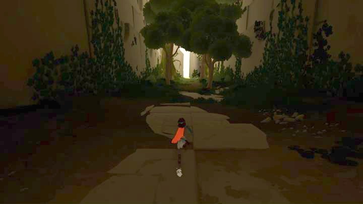 Cross the door and the chapter will end . - Confrontation with the beast and the timelapse puzzle | Chapter 2 - Walkthrough - Chapter 2 - Rime Game Guide