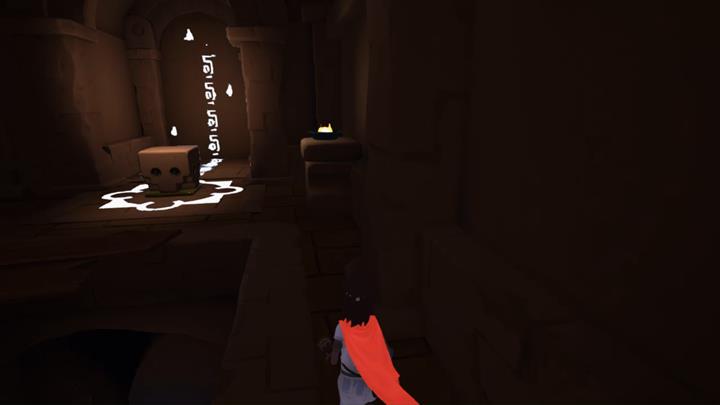 The skull block has to be moved to the main hall - Jumpstarting the remaining robots | Chapter 3 - Walkthrough - Chapter 3 - Rime Game Guide