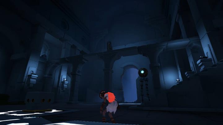 Place the skull block on a special field next to the column - Jumpstarting the remaining robots | Chapter 3 - Walkthrough - Chapter 3 - Rime Game Guide