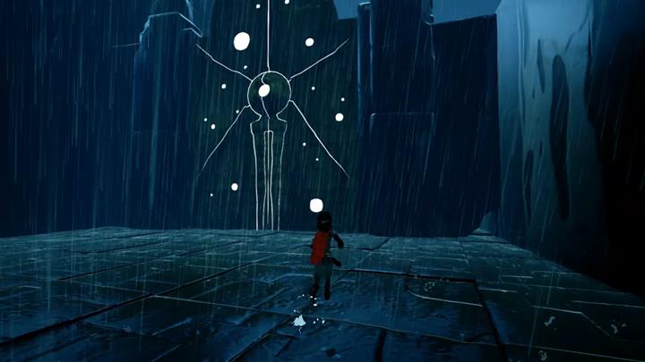 The last robot will sacrifice himself to get rid of the final obstacle - The Robots sacrifice | Chapter 4 - Walkthrough - Chapter 4 - Rime Game Guide