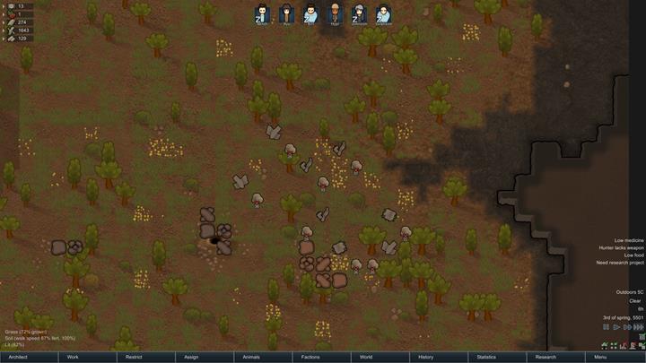 From time to time, SI writers will send capsules filled with resources - Gathering food - The basics of living in the colony - RimWorld Game Guide