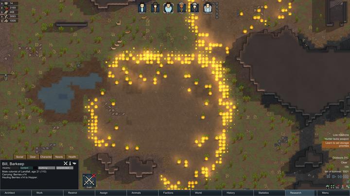 RimWorld has no mercy on colonists that believe that nothing wrong can happen to them. - Dangers and random events - The basics of living in the colony - RimWorld Game Guide