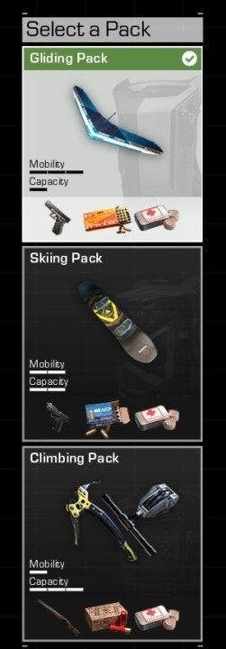 Select your Pack before a match starts - Tips and tricks for Ring of Elysium - Tips for start - Ring of Elysium Guide and Tips