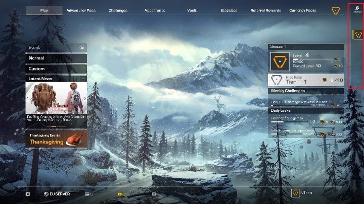 To invite friends, move the cursor on the Friends icon (right side of the screen) - Can you play in two-person teams in Ring of Elysium? - FAQ - Ring of Elysium Guide and Tips