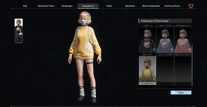 Lynn has 7 outfits - Adventure characters in Ring of Elysium - Characters - Ring of Elysium Guide and Tips