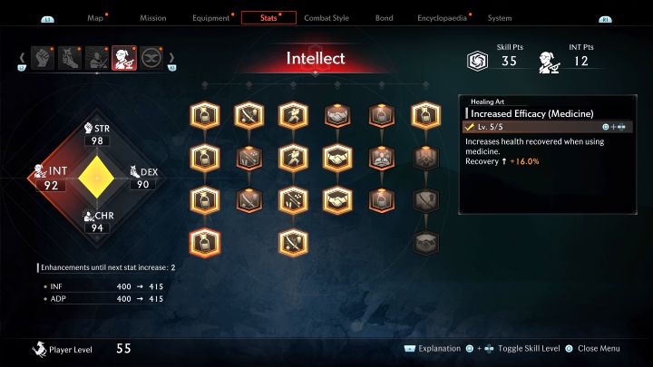 Each level of this skill increased the health gain with each use of Medicine - Rise of the Ronin: Best skills - Rise of the Ronin: Basics - Rise of the Ronin Guide