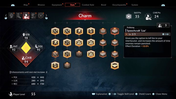 This skill allows to lie during selected conversations, which may result in the hero avoiding an imminent battle or receiving an additional reward - Rise of the Ronin: Best skills - Rise of the Ronin: Basics - Rise of the Ronin Guide